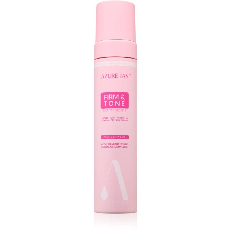 Azure Tan Firm & Tone автобронзант-мус за тяло цвят Dark To Ultra Dark 200 мл.