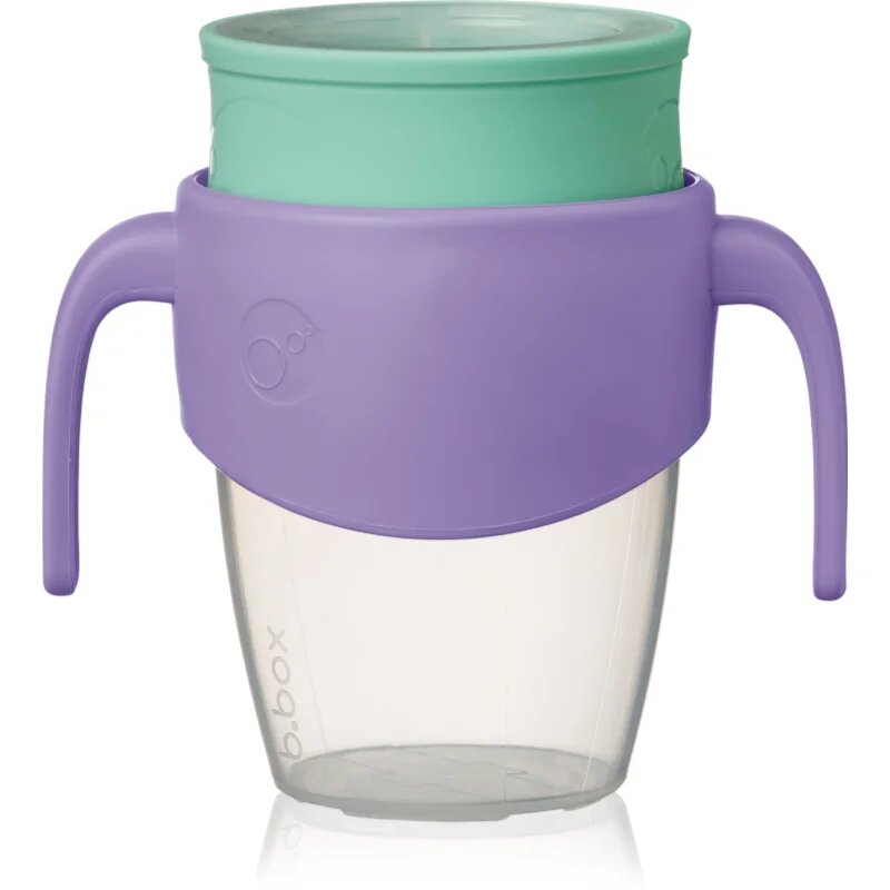 B.Box 360° Trainer Cup преходна чаша с дръжки Lilac Pop 6m+ 1 бр.
