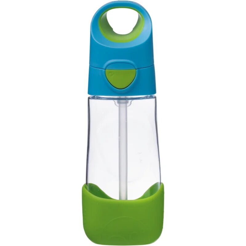 B.Box Bottle with Straw шише със сламка Blue Green 1 бр.