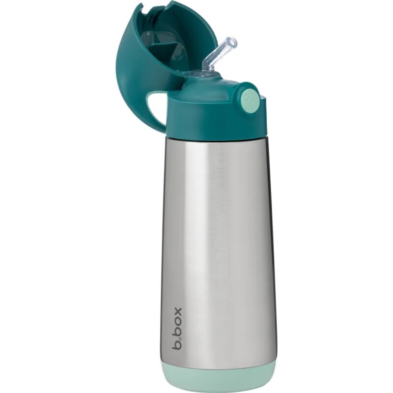 B.Box Insulated Drink Bottle термос със сламка Emerald Forest 1 бр.