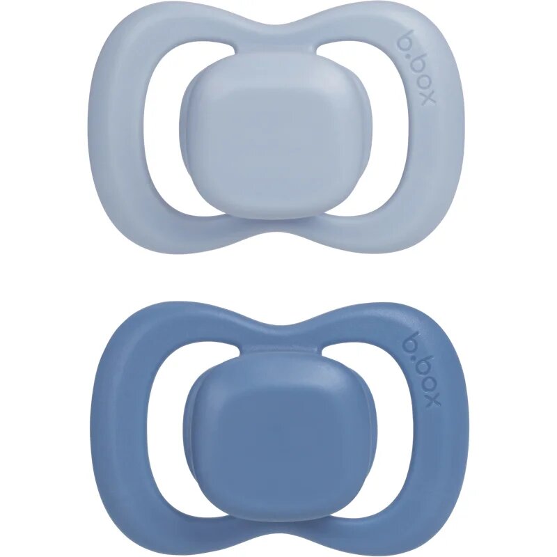 B.Box Natural Rubber 6m+ биберон Ocean/Sky 2 бр.