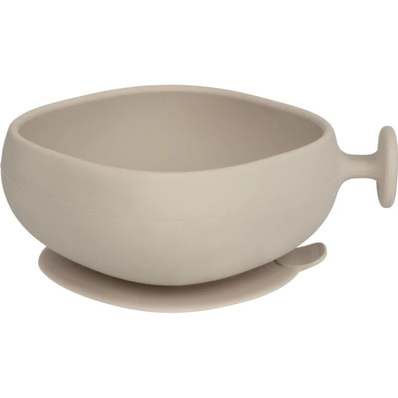 B.Box Silicone Bowl силиконова купичка с капачка Beige 300 мл.