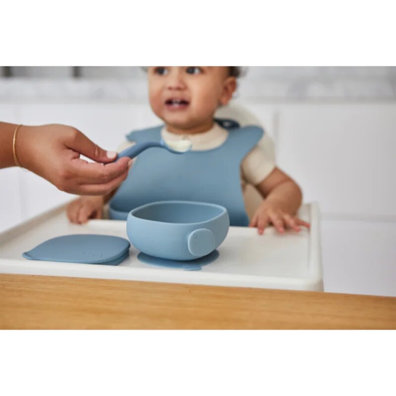 B.Box Silicone Bowl силиконова купичка с капачка Blue 300 мл.