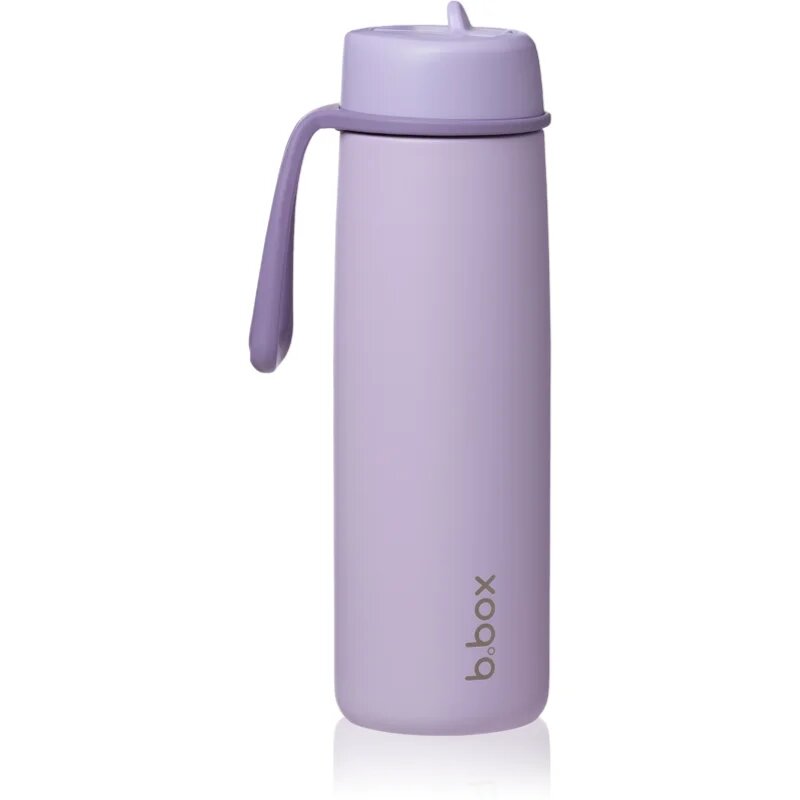 B.Box Stainless Steel Thermos Bottle термобутилка със сламка Lilac Love 1 бр.