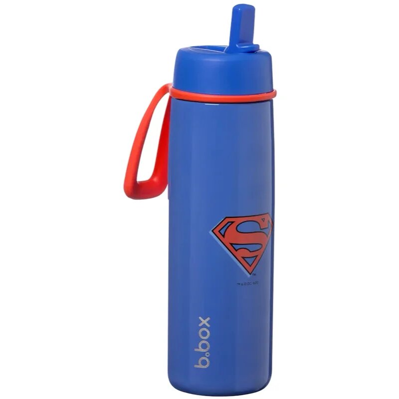 B.Box Superman термос със сламка 690 мл.