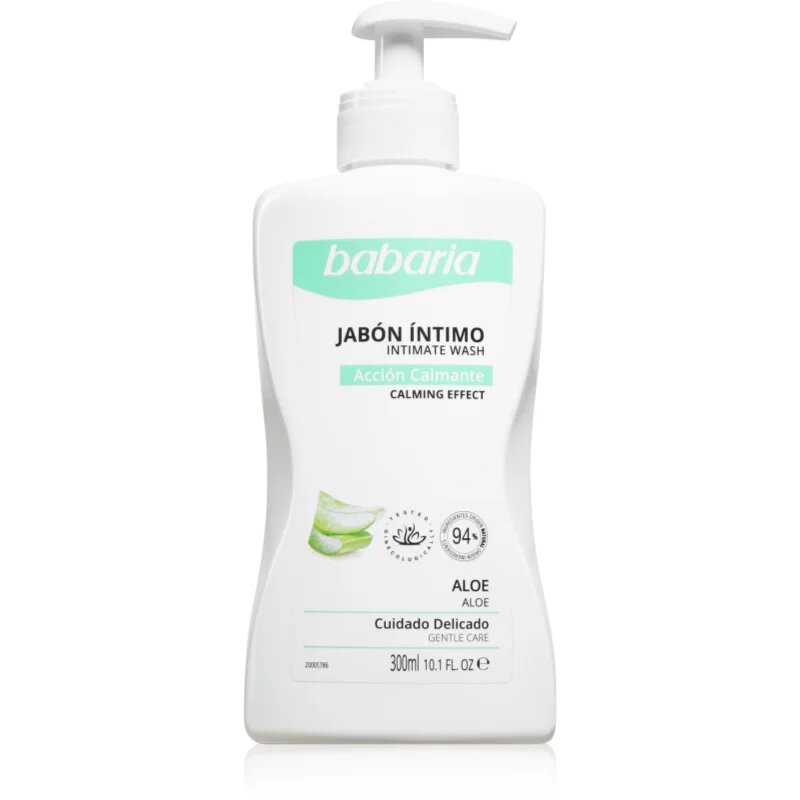 Babaria Aloe Vera дамски душ гел за интимна хигиена с алое вера 300 мл.