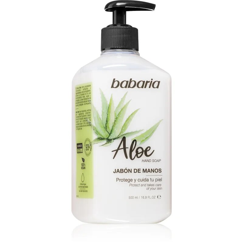 Babaria Aloe Vera сапун с алое вера 500 мл.
