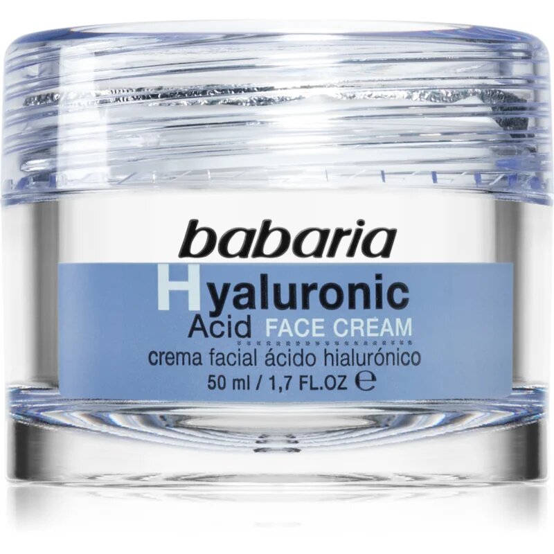 Babaria Hyaluronic Acid хидратиращ крем за лице 50 мл.