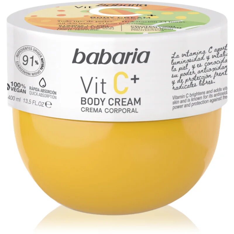 Babaria Vitamin C хидратиращ лосион за тяло за всички видове кожа 400 мл.