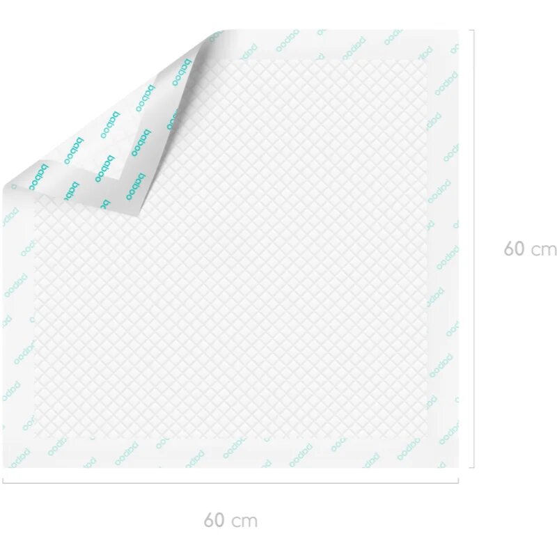 Baboo AirComfort Disposable Absorbing Changing Pads еднократни подложки за смяна на пелените 60x60 cm 20 бр.