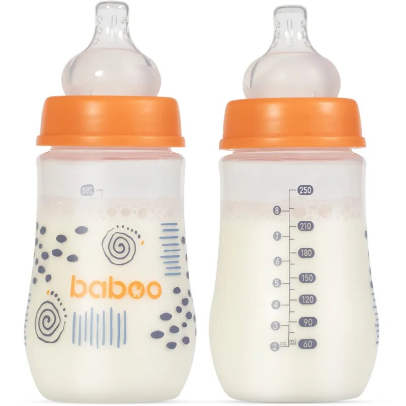 Baboo Anti-colic Feeding Bottle шише против колики Blue Haze 3 m+ 1 бр.