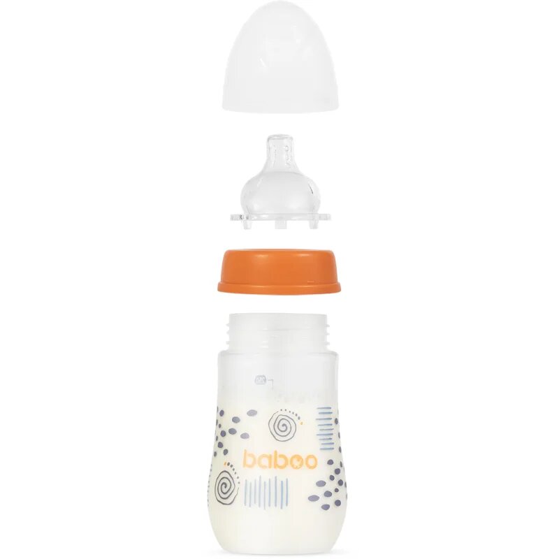 Baboo Anti-colic Feeding Bottle шише против колики Blue Haze 3 m+ 1 бр.