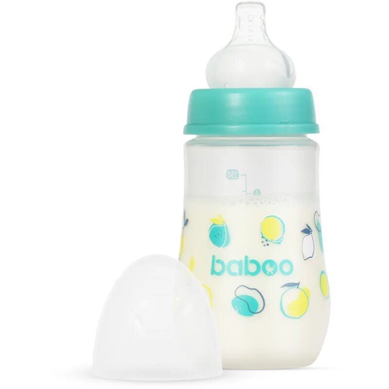 Baboo Anti-colic Feeding Bottle шише против колики Lagoon Fiesta 3 m+ 1 бр.