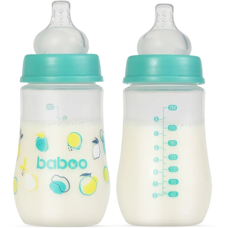 Baboo Anti-colic Feeding Bottle шише против колики Lagoon Fiesta 3 m+ 1 бр.