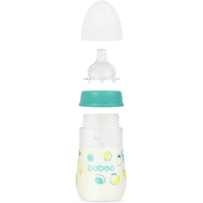 Baboo Anti-colic Feeding Bottle шише против колики Lagoon Fiesta 3 m+ 1 бр.