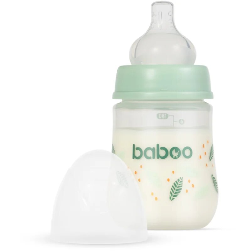 Baboo Anti-colic Feeding Bottle шише против колики за деца от раждането им Peachy Keen 0 m+ 1 бр.