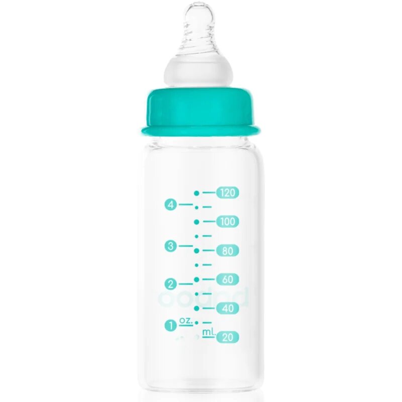 Baboo Anti-Colic Glass Bottle стъклено шише против колики 0m+ 120 мл.