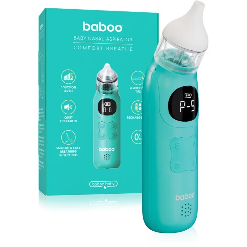 Baboo Comfort Breathe Baby Nasal Aspirator аспиратор за нос 0m+ 1 бр.