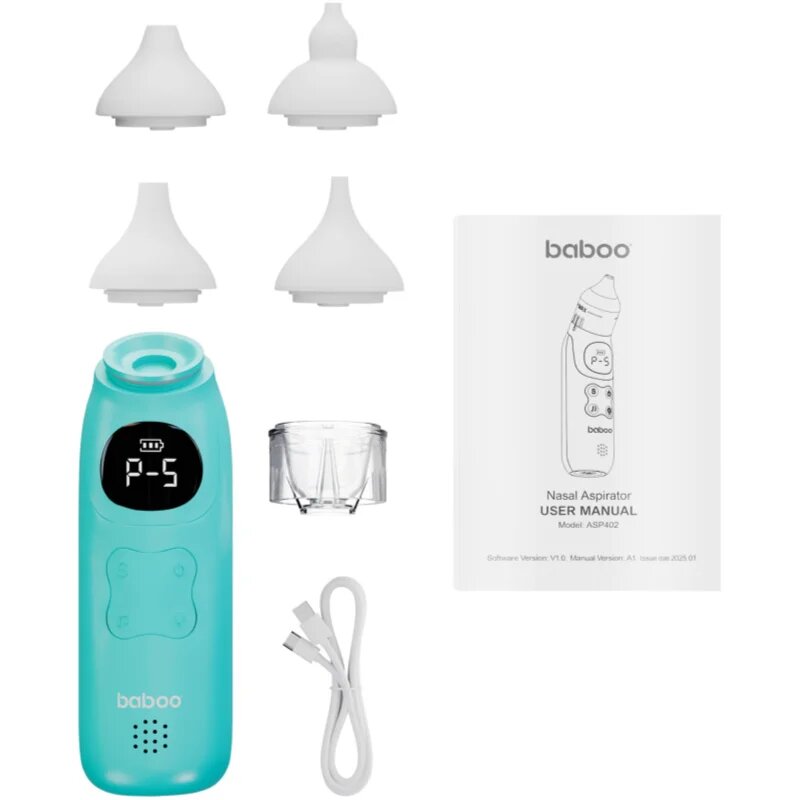 Baboo Comfort Breathe Baby Nasal Aspirator аспиратор за нос 0m+ 1 бр.