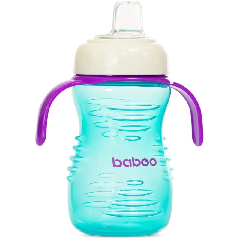 Baboo Cup with Silicone Spout чаша със силиконова приставка за пиене Mint 6m+ 260 мл.
