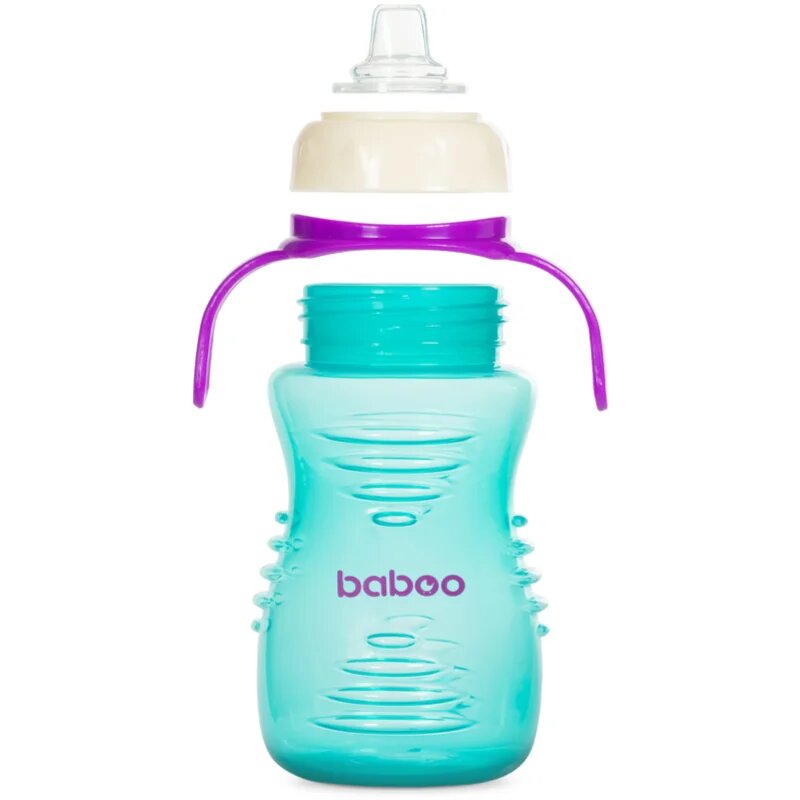 Baboo Cup with Silicone Spout чаша със силиконова приставка за пиене Mint 6m+ 260 мл.