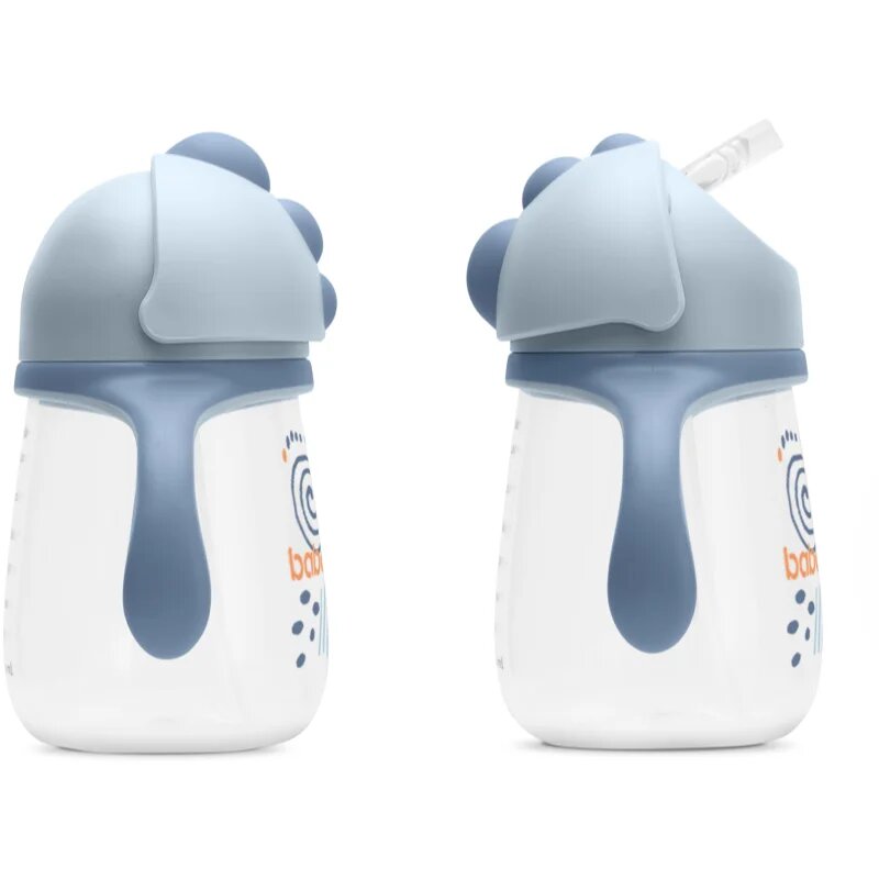 Baboo Cup with Silicone Straw чаша със сламка Blue Haze 9m+ 1 бр.