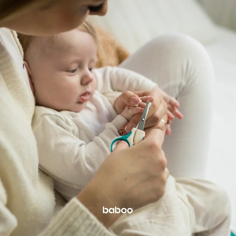 Baboo Nail Care Set комплект за маникюр за деца от раждането им 0m+ 2 бр.