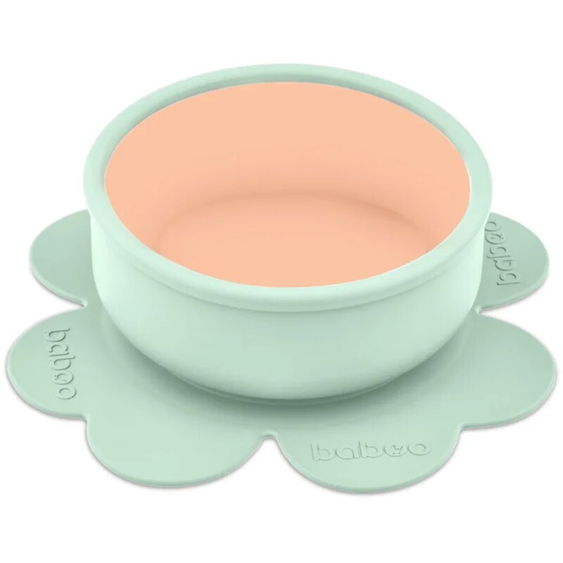 Baboo Silicone Bowl силиконова купичка с вендуза Peachy Keen 6m+ 1 бр.