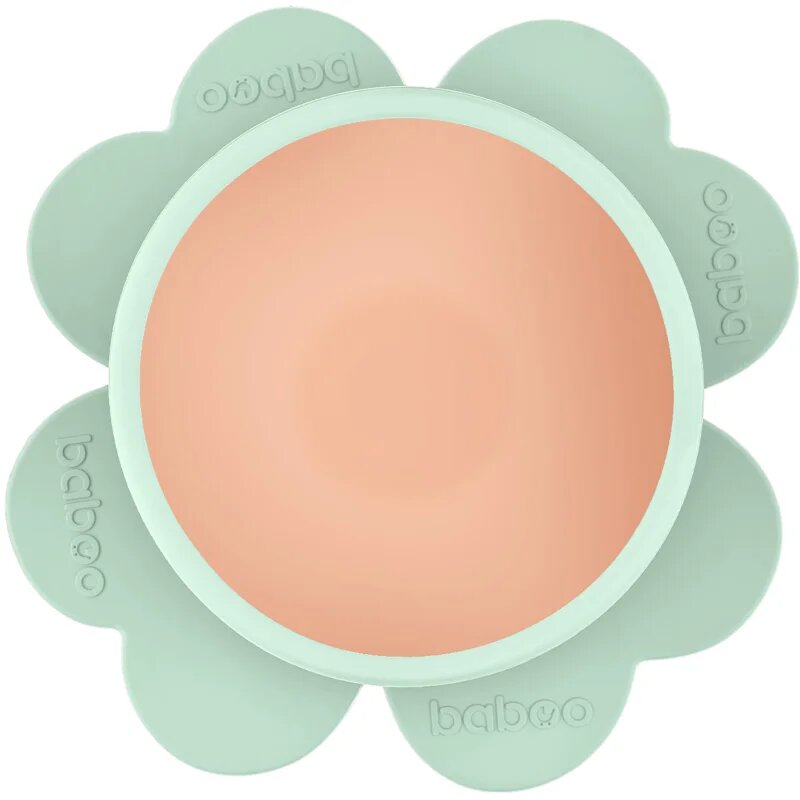 Baboo Silicone Bowl силиконова купичка с вендуза Peachy Keen 6m+ 1 бр.