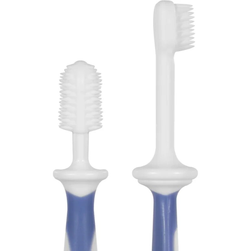 Baboo Toothbrush Set Комплект за дентална грижа за бебета Blue Haze 6m+ 3 бр.