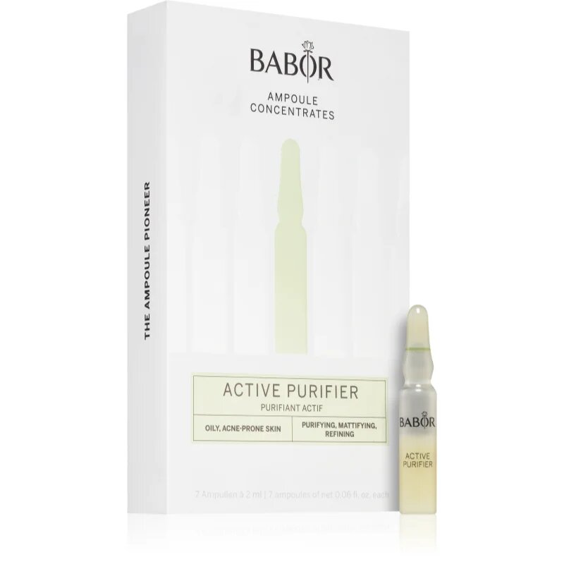 Babor Ampoule Concentrates Active Purifier концентриран серум за мазна и проблемна кожа 7x2 мл.