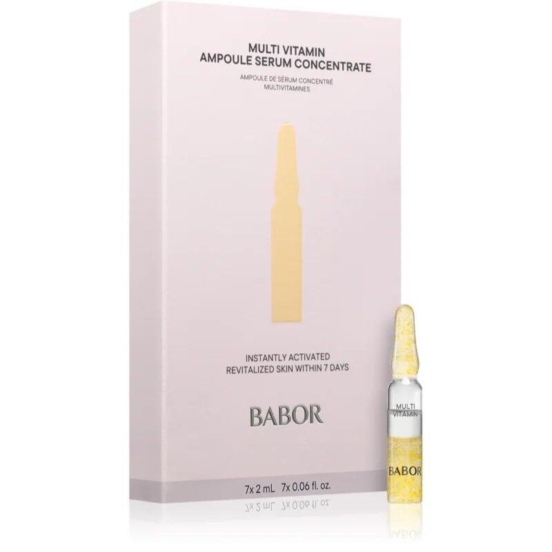 Babor Ampoule Concentrates Multi Vitamin концентриран серум за подхранване и хидратация 7x2 мл.