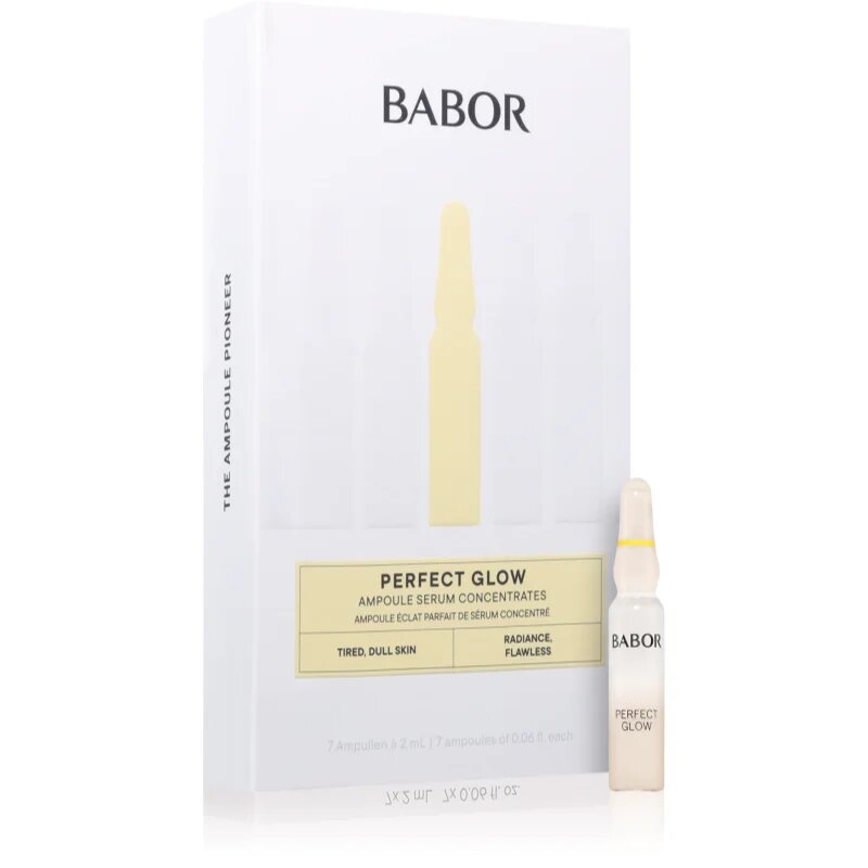 Babor Ampoule Concentrates Perfect Glow концентриран серум за освежаване и хидратация 7x2 мл.