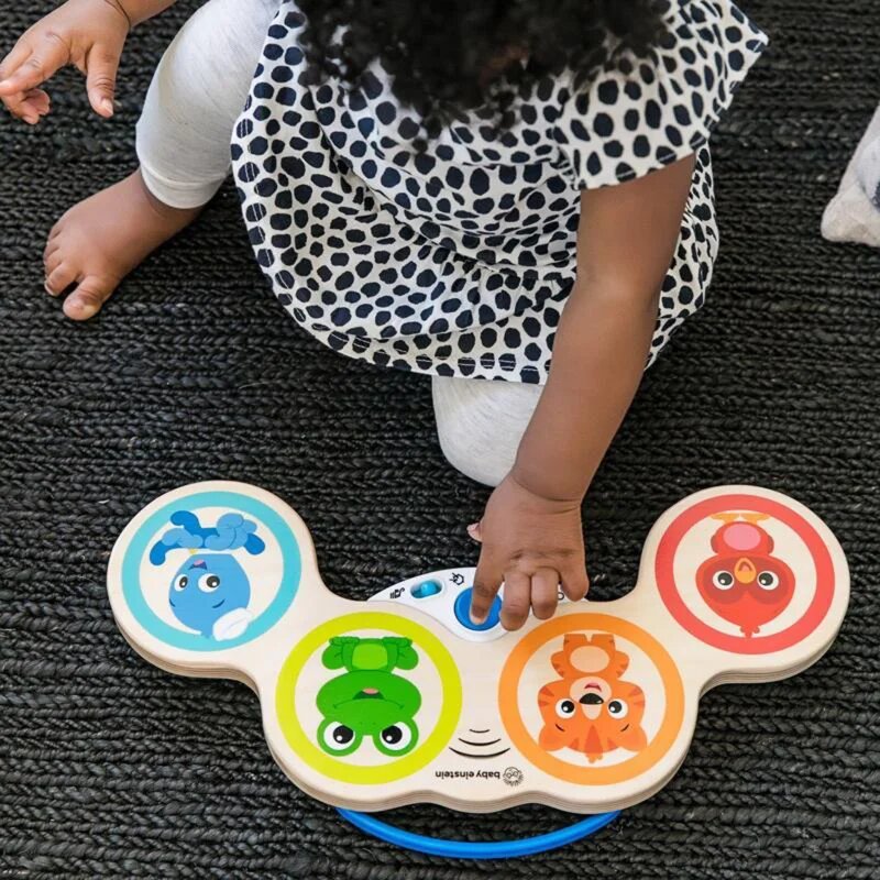 Baby Einstein Magic Touch Drums Wooden музикална играчка от дърво 6m+ 1 бр.
