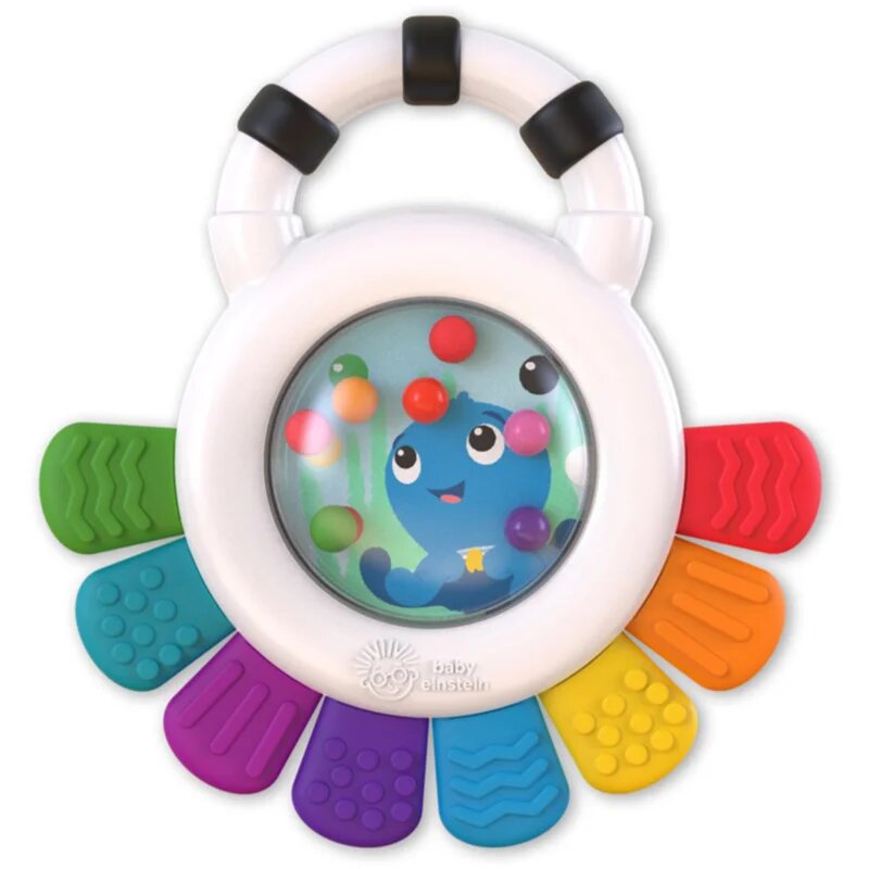 Baby Einstein Outstanding Opus Rattle & Teether Sensory Toy гризалка с дрънкалка 1 бр.