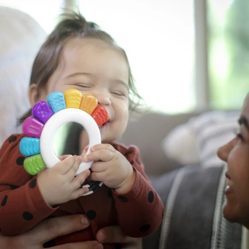 Baby Einstein Outstanding Opus Rattle & Teether Sensory Toy гризалка с дрънкалка 1 бр.