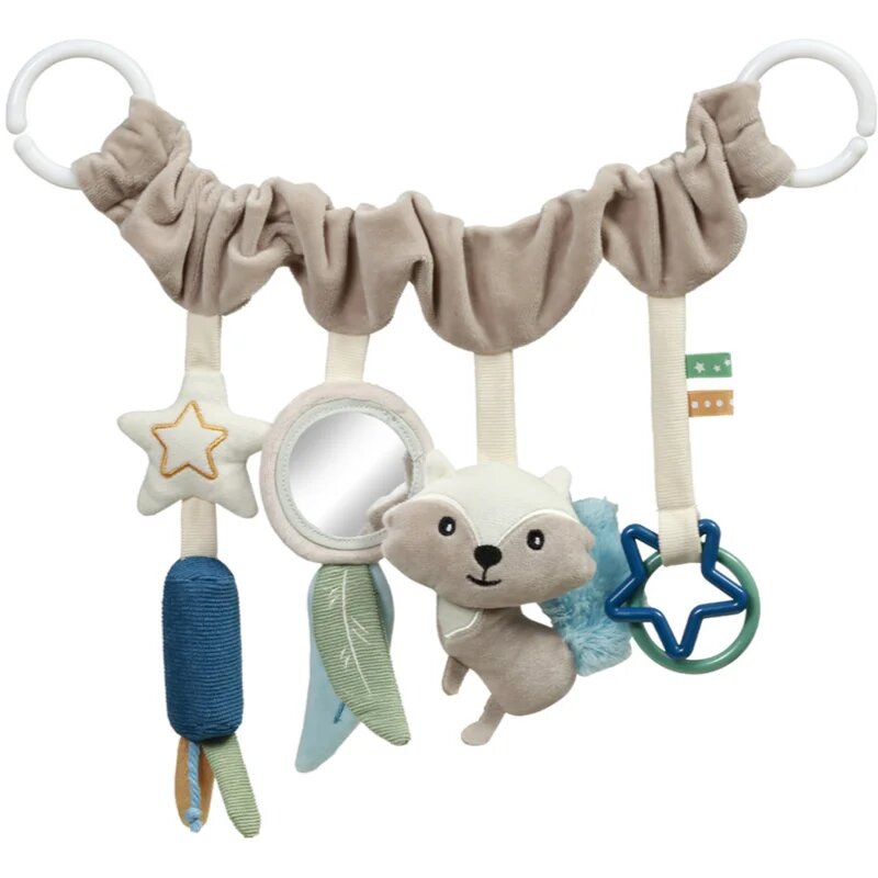 BabyOno Raccoon контрастна играчка за окачане 0m+ 1 бр.