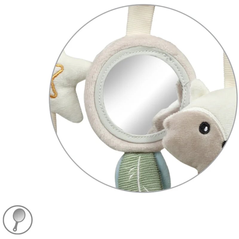 BabyOno Raccoon контрастна играчка за окачане 0m+ 1 бр.
