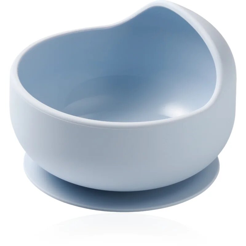 BabyOno Siilicone Plate 6m+ силиконова купичка с вендуза 6 m+ Blue 1 бр.