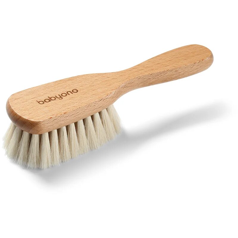 BabyOno Take Care Brush with Natural Bristles Четка за коса за деца от раждането им 1 бр.