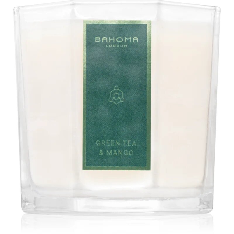 Bahoma London Octagon Collection Green Tea & Mango ароматна свещ 180 гр.