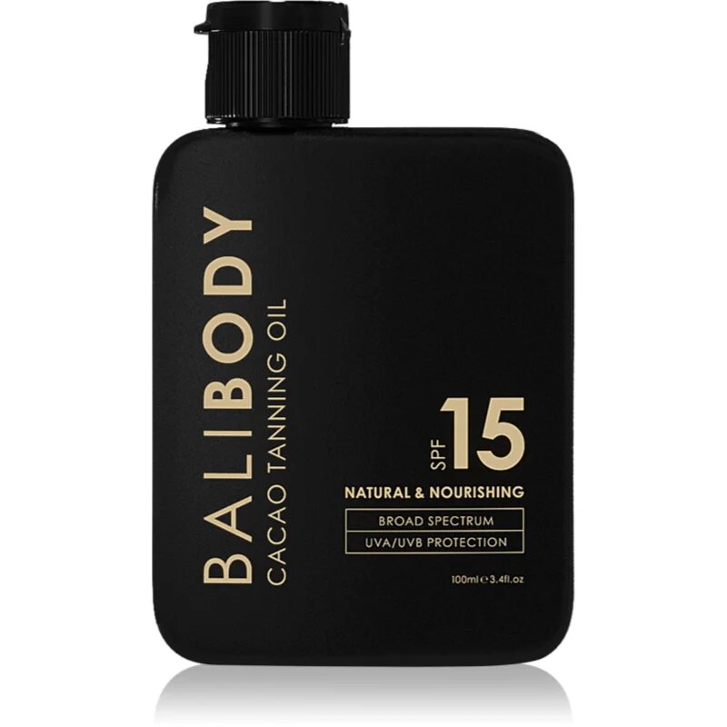 Bali Body Cacao Tanning Oil олио за загар SPF 15 100 мл.