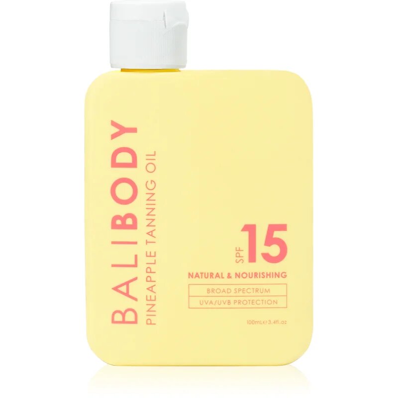 Bali Body Pineapple Tanning Oil олио за загар SPF 15 100 мл.
