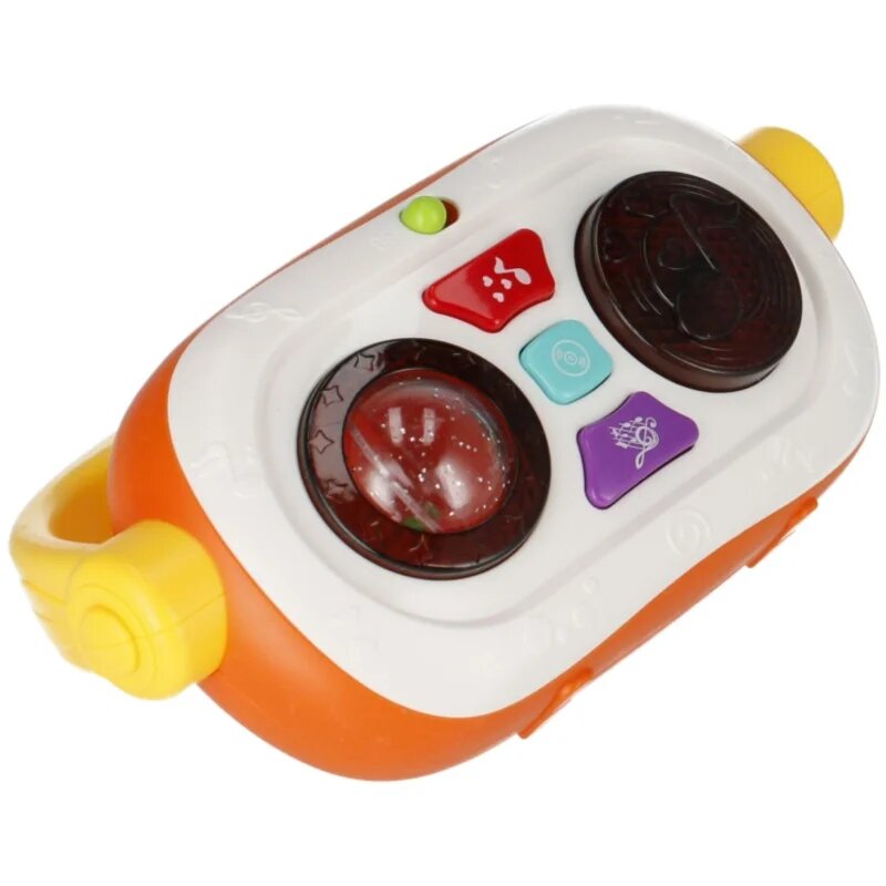 Bam-Bam Music Toy Silicone Bamboo Puzzle играчка за подреждане с мелодия 18m+ Radio 1 бр.