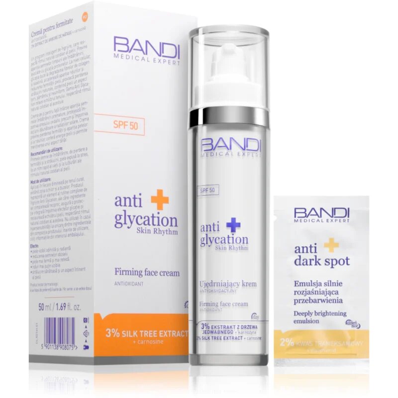 BANDI Anti Glycation стягащ крем SPF 50 50 мл.