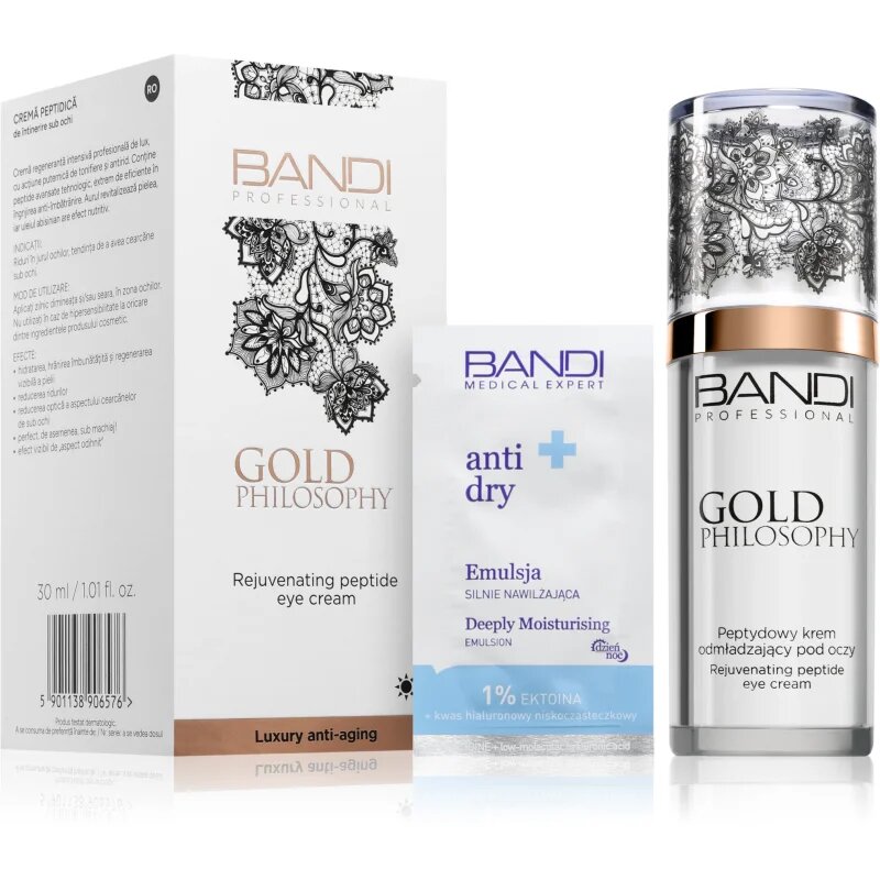 BANDI Gold Philosophy околоочен крем с пептиди 30 мл.
