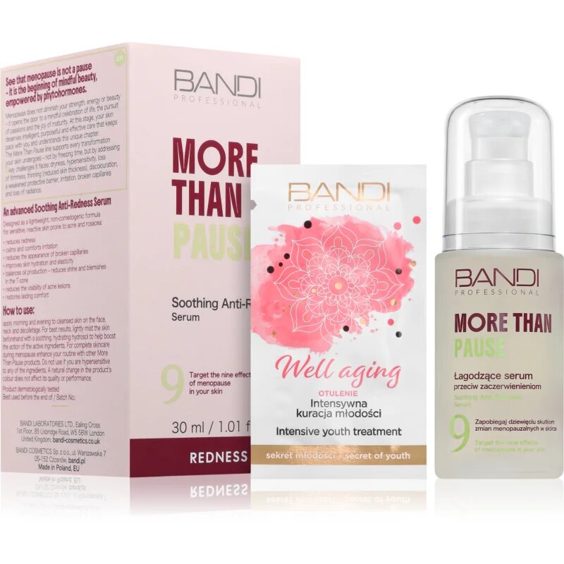 BANDI More Than Pause успокояващ серум срещу зачервяване на кожата 30 мл.
