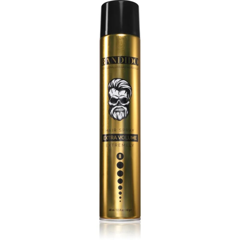 BANDIDO Hair Spray лак за коса цвят Gold 400 мл.