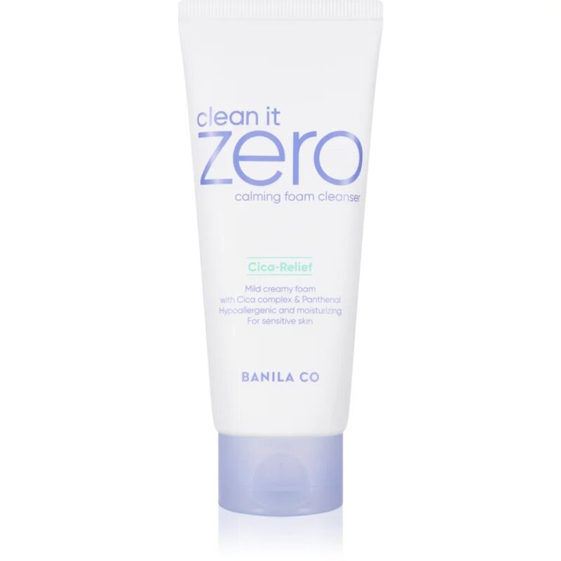 Banila Co. clean it zero calming почистваща пяна-крем за успокояване и подсилване на чувствителната кожа 150 мл.
