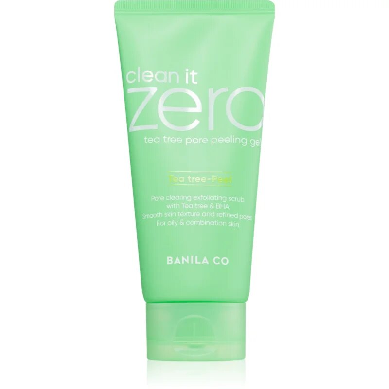 Banila Co. clean it zero Tea Tree Pore Peeling Gel изглаждащ пилинг-гел за разширени пори 120 мл.